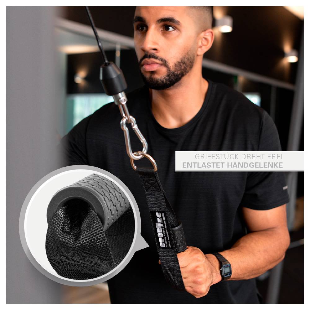 Sport Tec Sport-Tec Zuggriff mit Anti-Rutsch, schwarz Fabrikladen