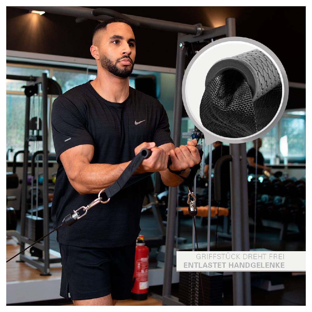 Sport Tec Sport-Tec Zuggriff mit Anti-Rutsch, schwarz, 2er Set Begrenzt auf 3 Tage