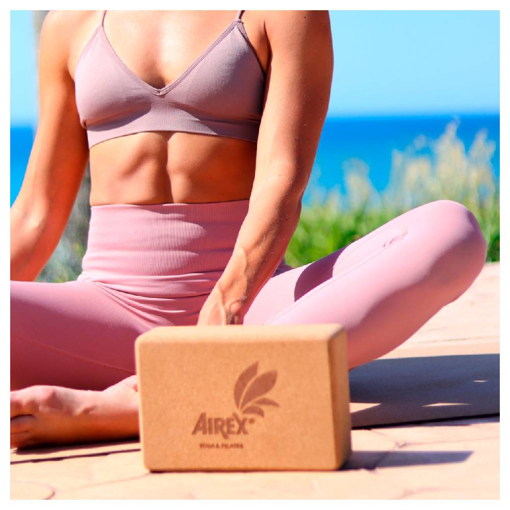 Sport Tec AIREX Yogablock ECO aus Kork, 22,5x15x7,4 cm Flash Sale