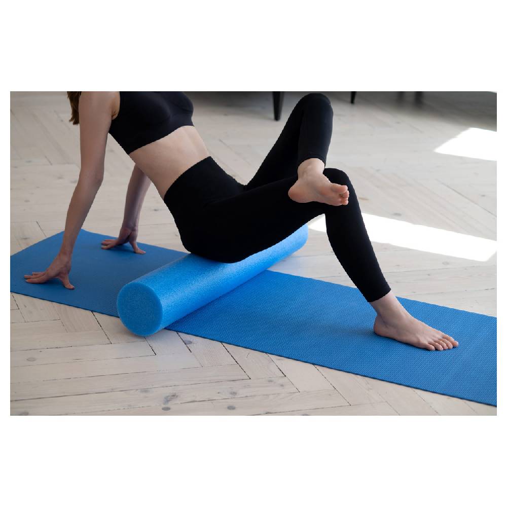 Sport Tec Yoga Rolle, ø 15 cm x 90 cm, blau Black Friday