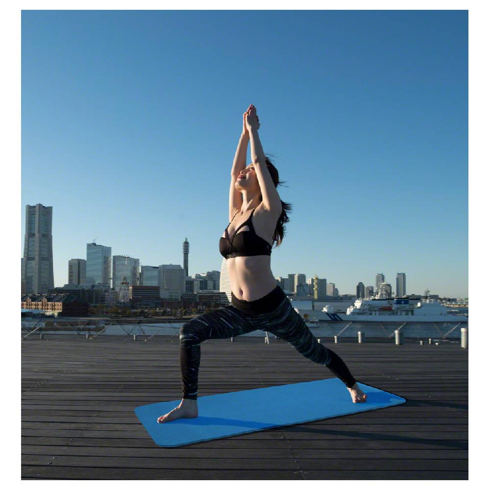 Sport Tec Pilates- und Yogamatte, LxBxH 140x60x0,6 cm, blau Jubiläumsangebot