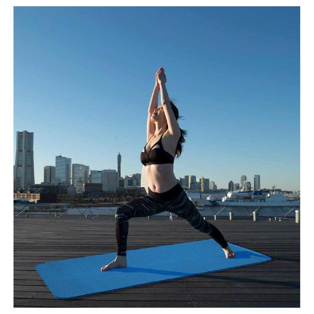 Sport Tec Pilates- und Yogamatte, LxBxH 180x60x0,6 cm, blau