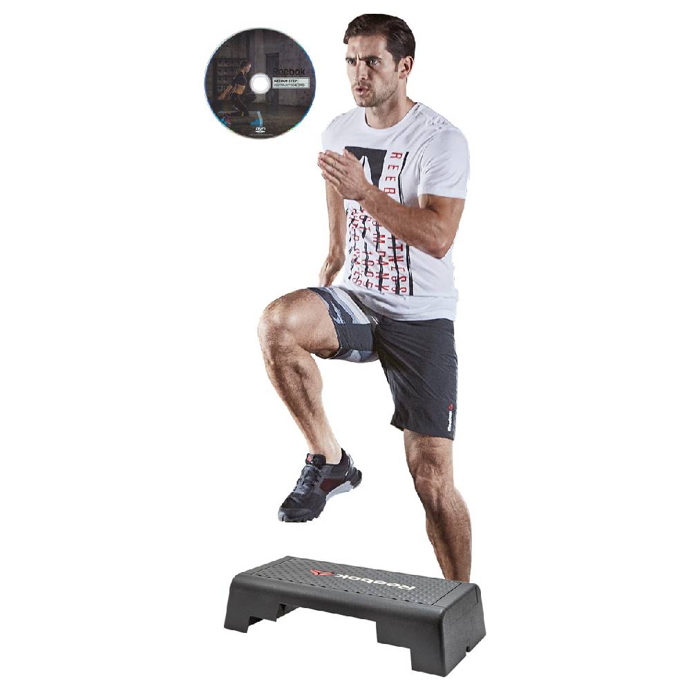 Sport Tec REEBOK Mini Step inkl. DVD, schwarz Große Rabatte