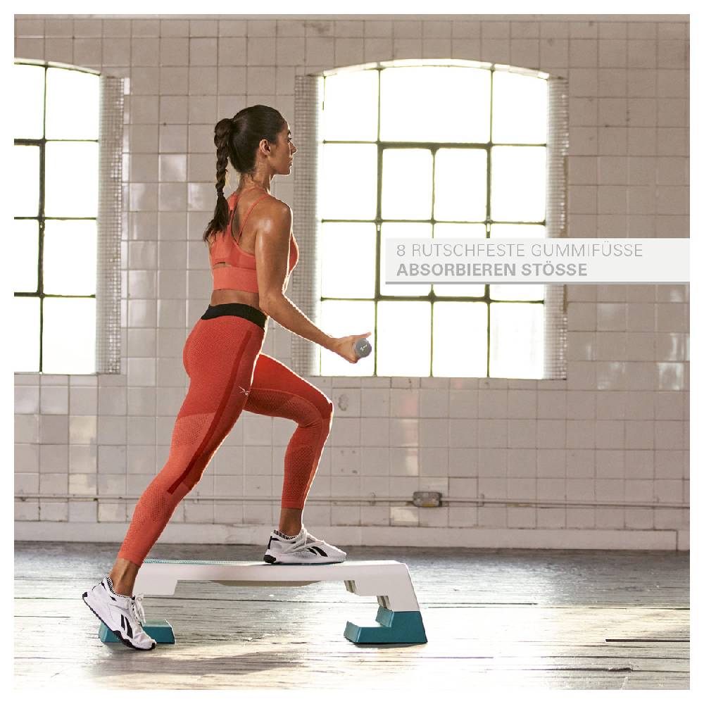 Sport Tec REEBOK Step professional, weiß-türkis Tägliche Deals