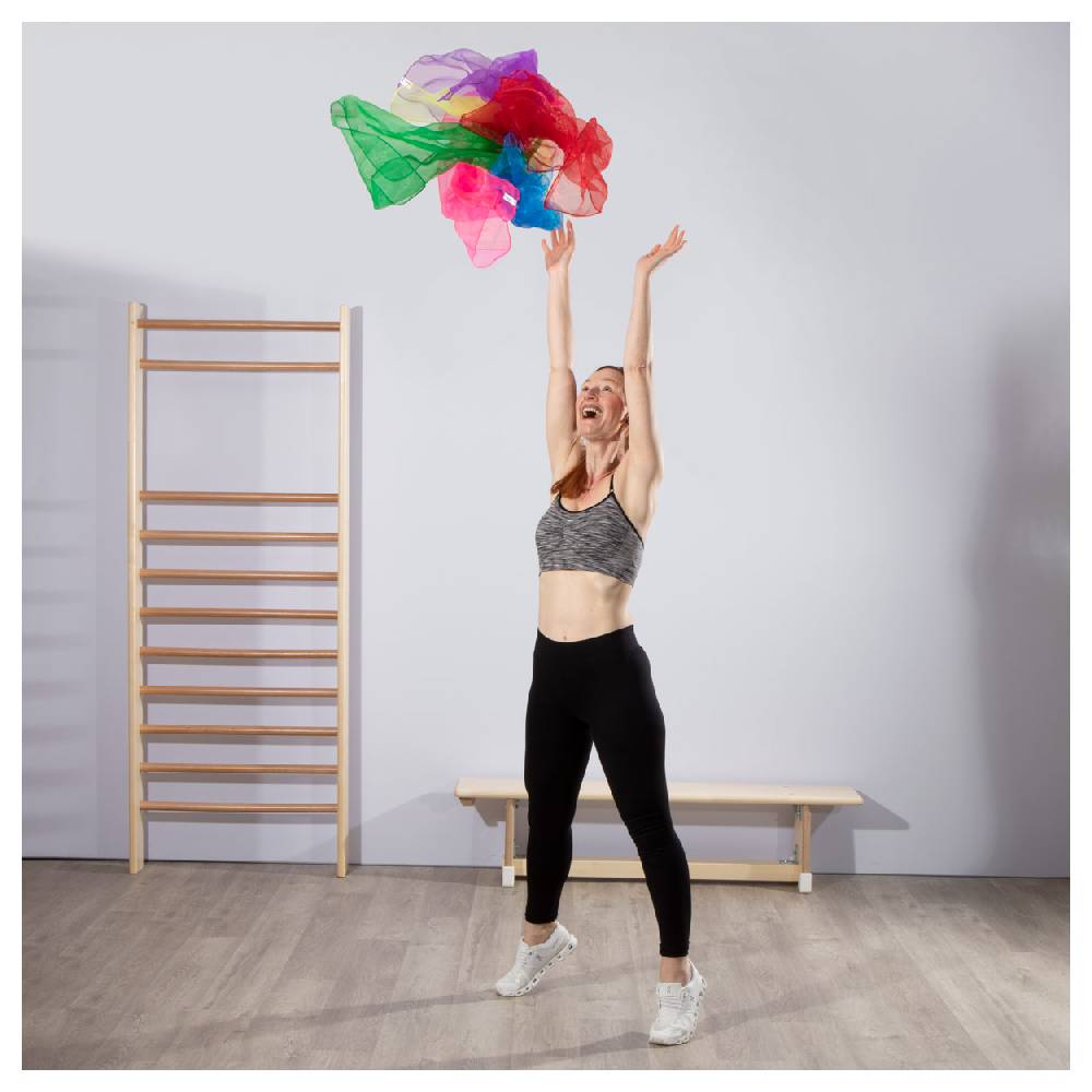 Sport Tec Jongliertuch, 65x65 cm, 10 Tücher Nur für heute