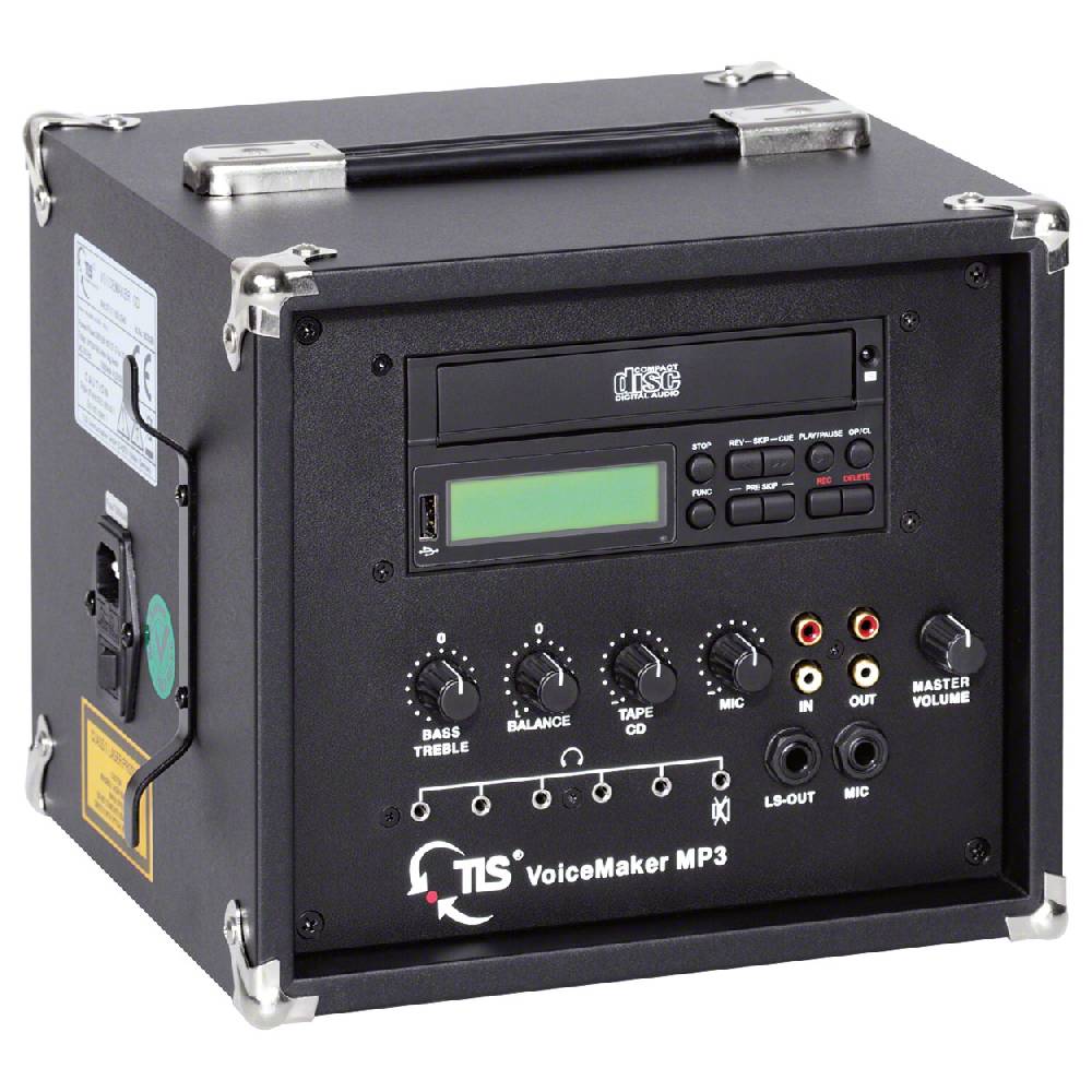 Sport Tec Musikanlage VoiceMaker CD/USB/SD-Karten-Slot