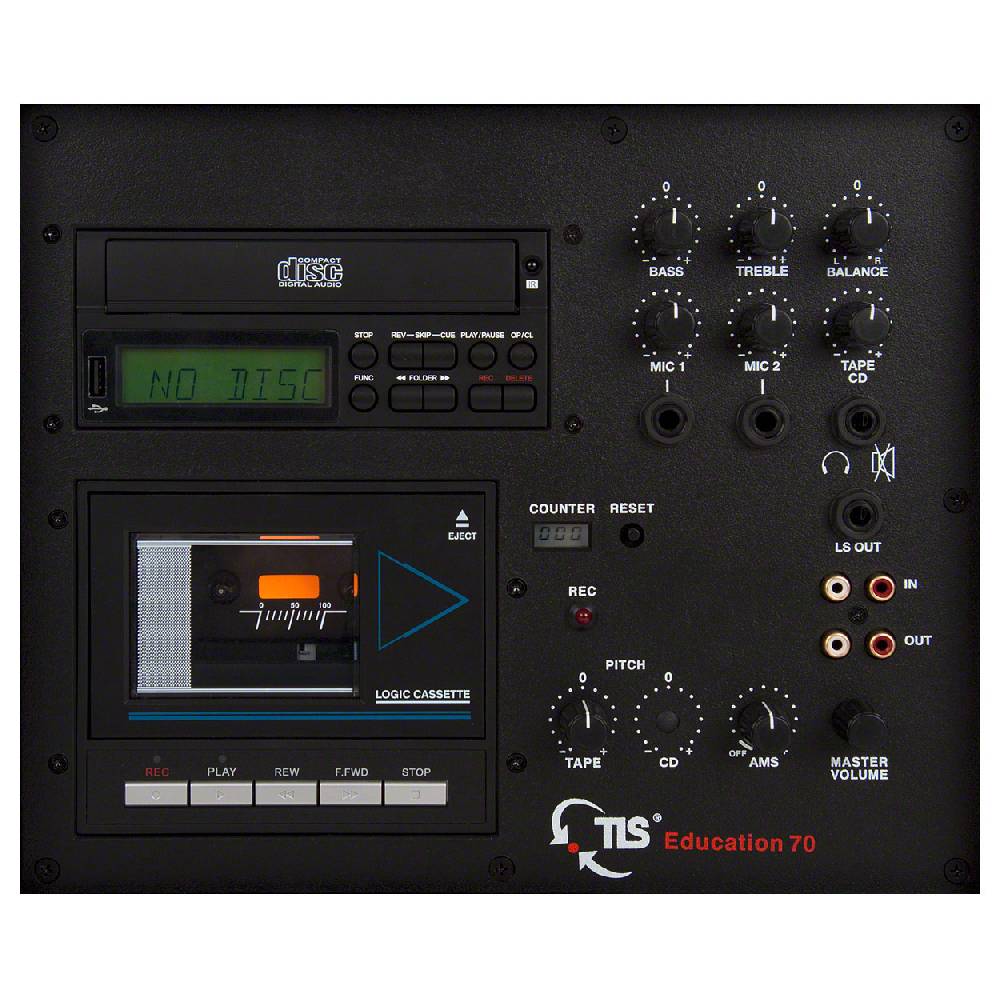 Sport Tec Musikanlage Education 70 Kasette/CD/MP3/USB Wireless Super Rabatt