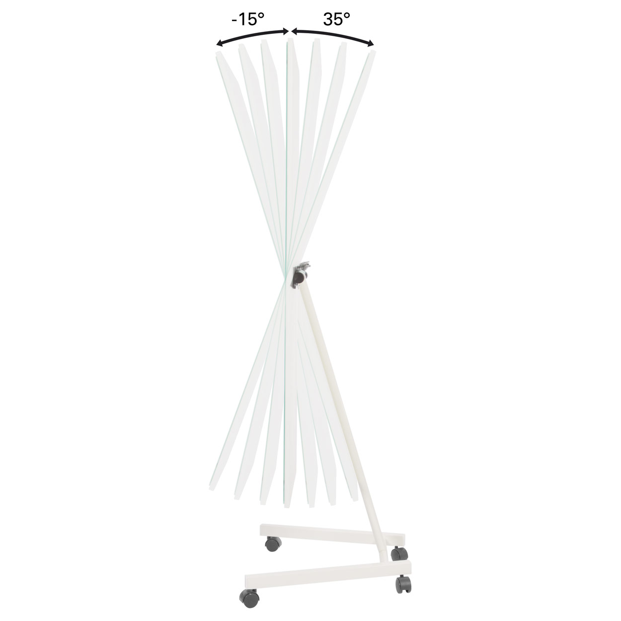 Sport Tec Spiegel Standard, HxB 180x52x67,5 cm, fahrbar Riesige Rabatte