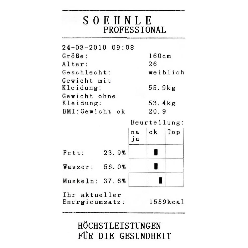 Sport Tec Thermodruckerpapier für Fitnesswaagen, 10 Rollen Fabrikpreis