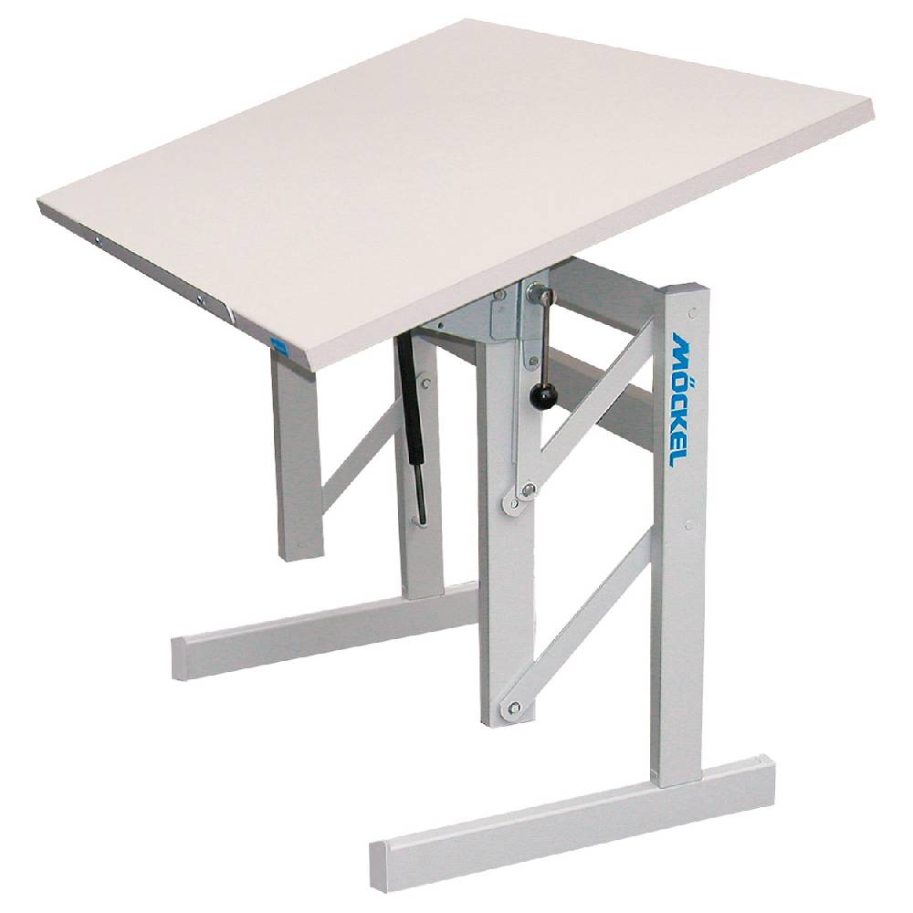 Sport Tec Möckel Sitz-Steharbeitstisch Ergo S72 BxTxH 80x60x72-122 cm, mit Gleitern, grau/grau