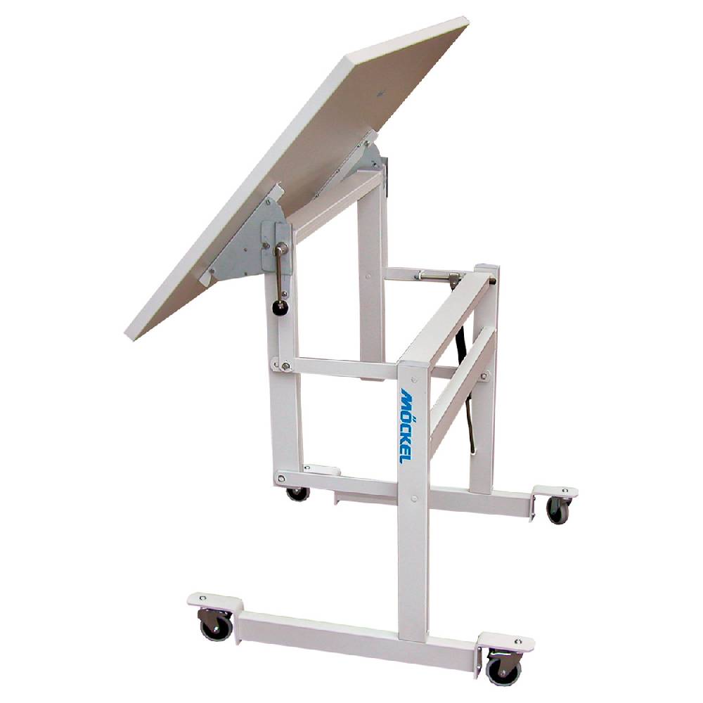Sport Tec Möckel Sitz-Steharbeitstisch Ergo S72 BxTxH 80x60x72-122 cm, mit Rollen, grau/grau Blitzangebot