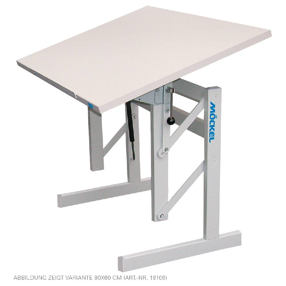 Sport Tec Möckel Sitz-Steharbeitstisch Ergo S72 BxTxH 120x80x72-122 cm, mit Gleitern, grau/grau