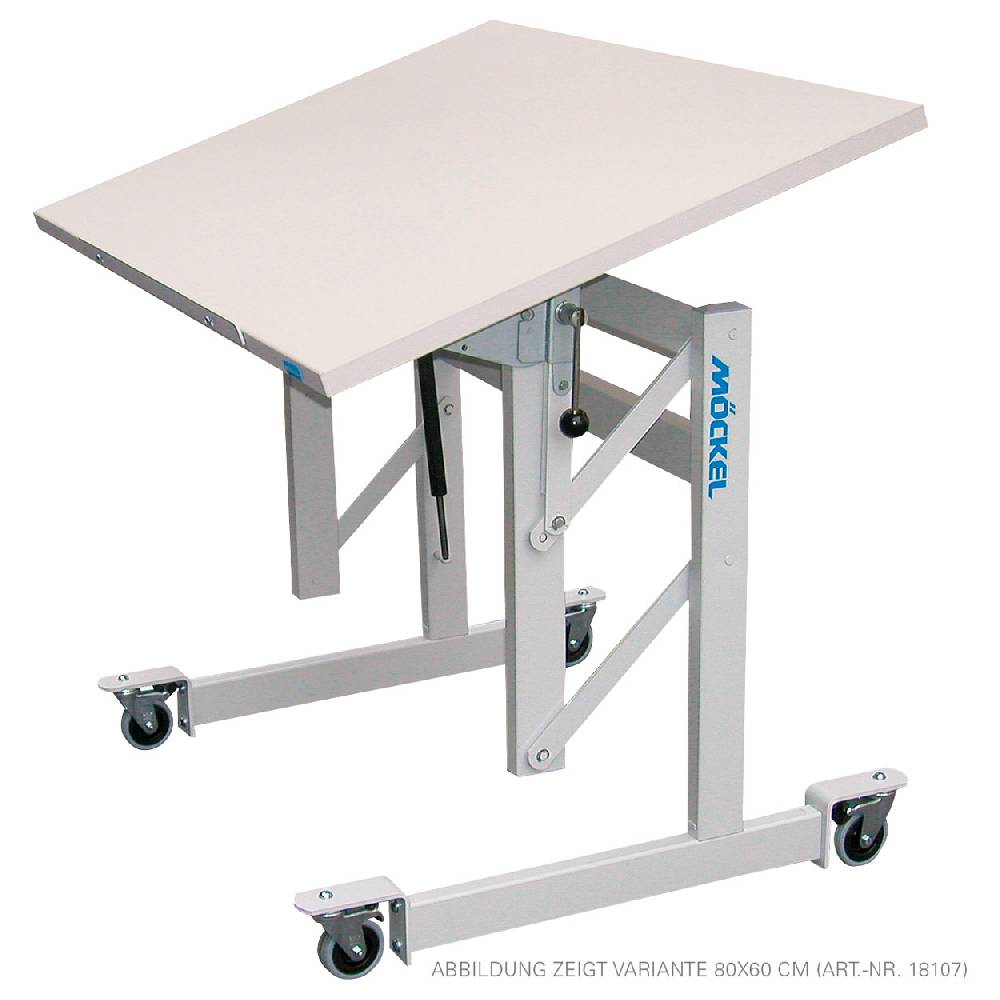 Sport Tec Sitz-Steharbeitstisch Ergo S72 BxTxH 120x80x72-122 cm, mit Rollen, grau/grau