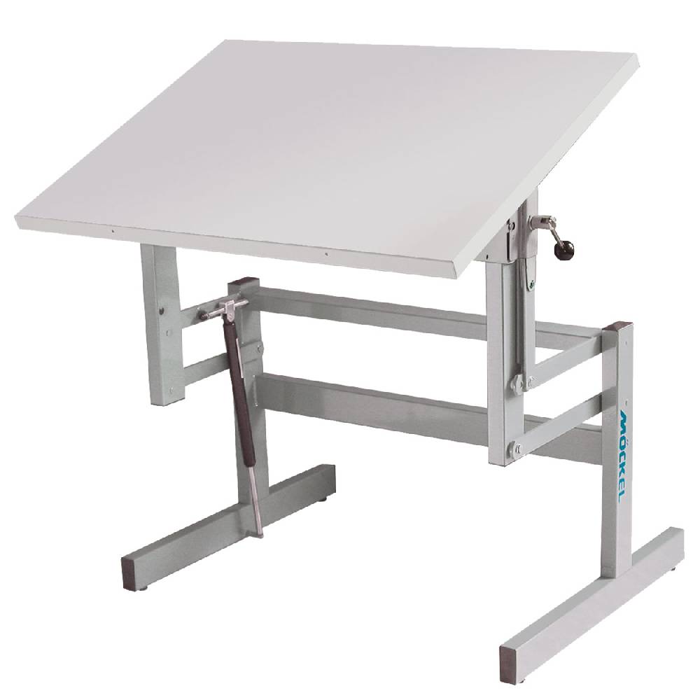 Sport Tec Sitz-Steharbeitstisch Ergo S52 R, BxTxH 80x60x52-102 cm, mit Gleitern, grau/grau