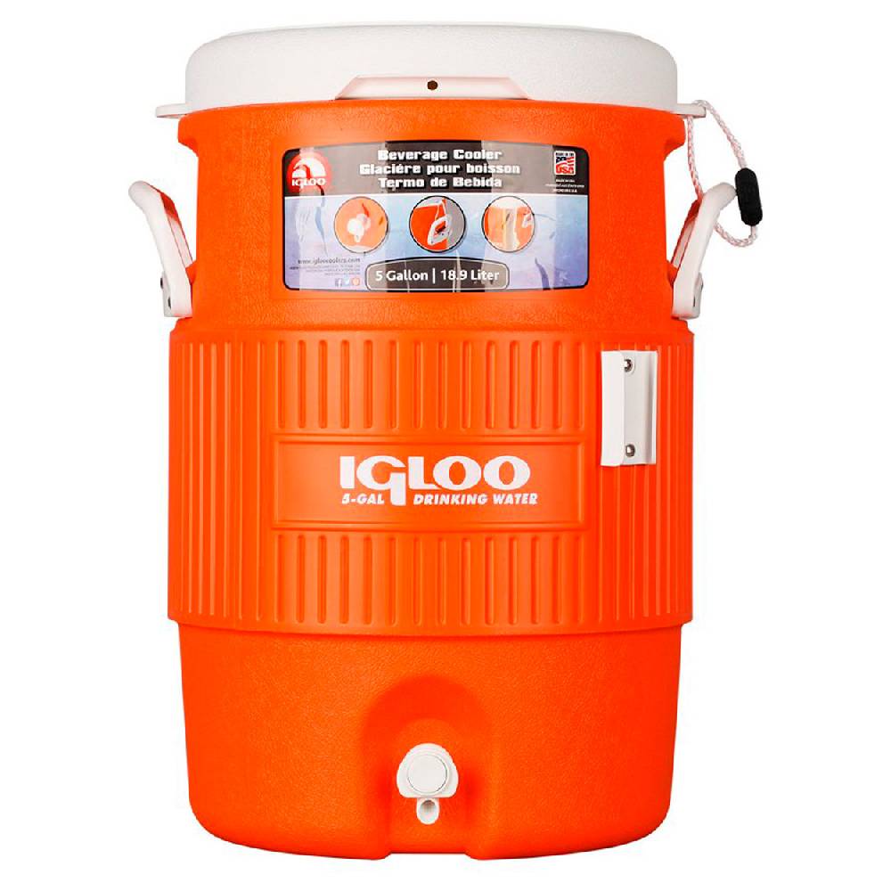 Sport Tec Igloo Getränkebehälter mit Zapfhahn, 5 Gallon Seat Top 18,9 l