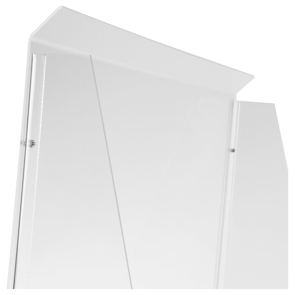 Sport Tec Hygiene Schutzwand aus Acrylglas 58x86x30 cm, mit Durchreiche 40x11 cm Nur noch ein Tag übrig