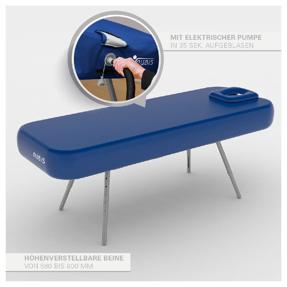 Sport Tec NUBIS Aufblasbare Massageliege Pro 2.0, LxBxH 190x75x66-88 cm Günstiger Verkauf
