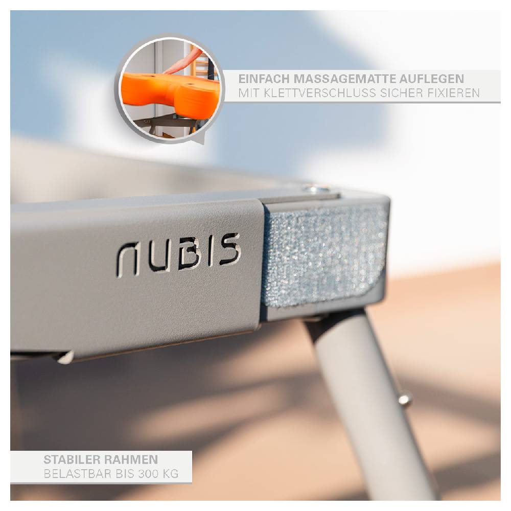 Sport Tec NUBIS Aufblasbare Massageliege Pro 2.0, inkl. Hocker 35x50 cm Kostenloser Versand