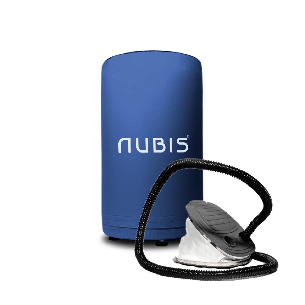 Sport Tec NUBIS aufblasbarer Hocker inkl. Tragetasche, 35 x 50 cm + Fußpumpe