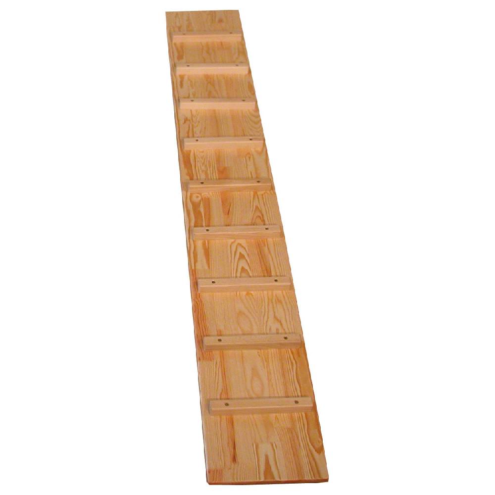 Sport Tec Hühnerleiter für Sprossenwand mit 9 Sprossen, LxB 240x35 cm