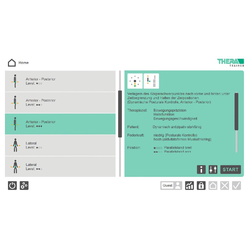 Sport Tec THERA-soft Therapiesoftware für THERA-Trainer