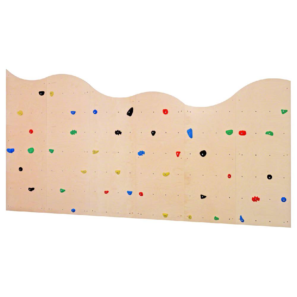 Sport Tec Kletterwand Kids, 6 tlg. inkl. 40 Klettergriffen