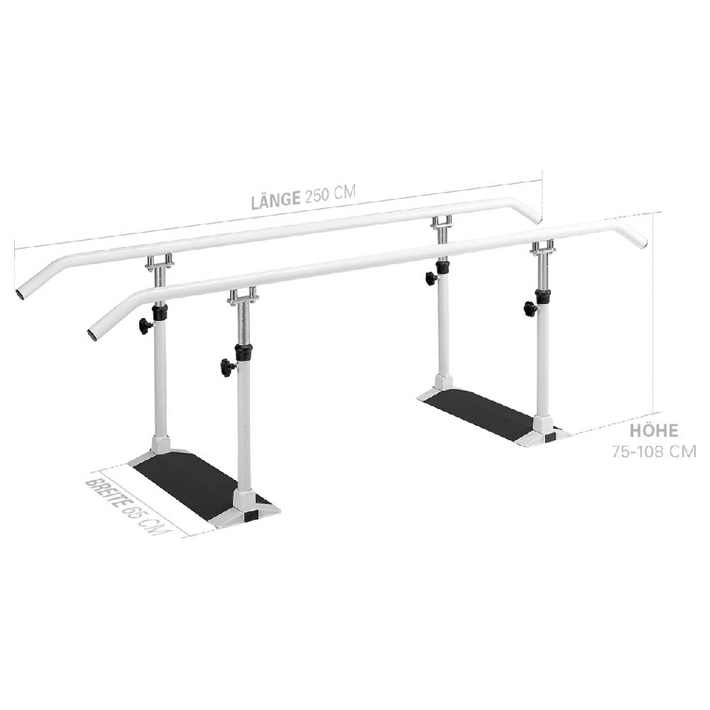 Sport Tec Gehbarren Standard Holmenlänge 2,5 m aus Metall Exklusivangebot
