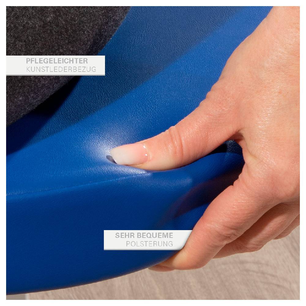 Sport Tec Drehhocker Standard mit Komfort-Polster und Rollen Wochenangebot