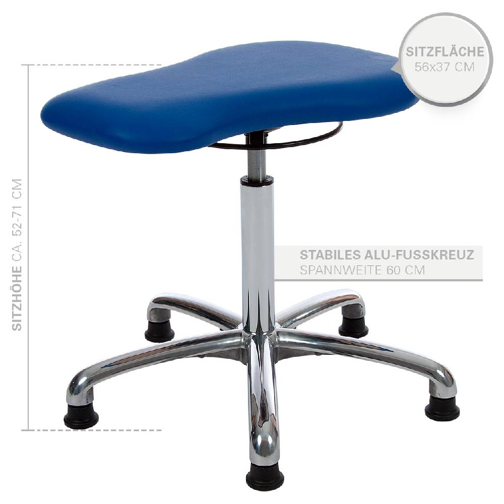 Sport Tec Therapiehocker mit Polster, Exklusiv mit Gleitern Neueste Stile