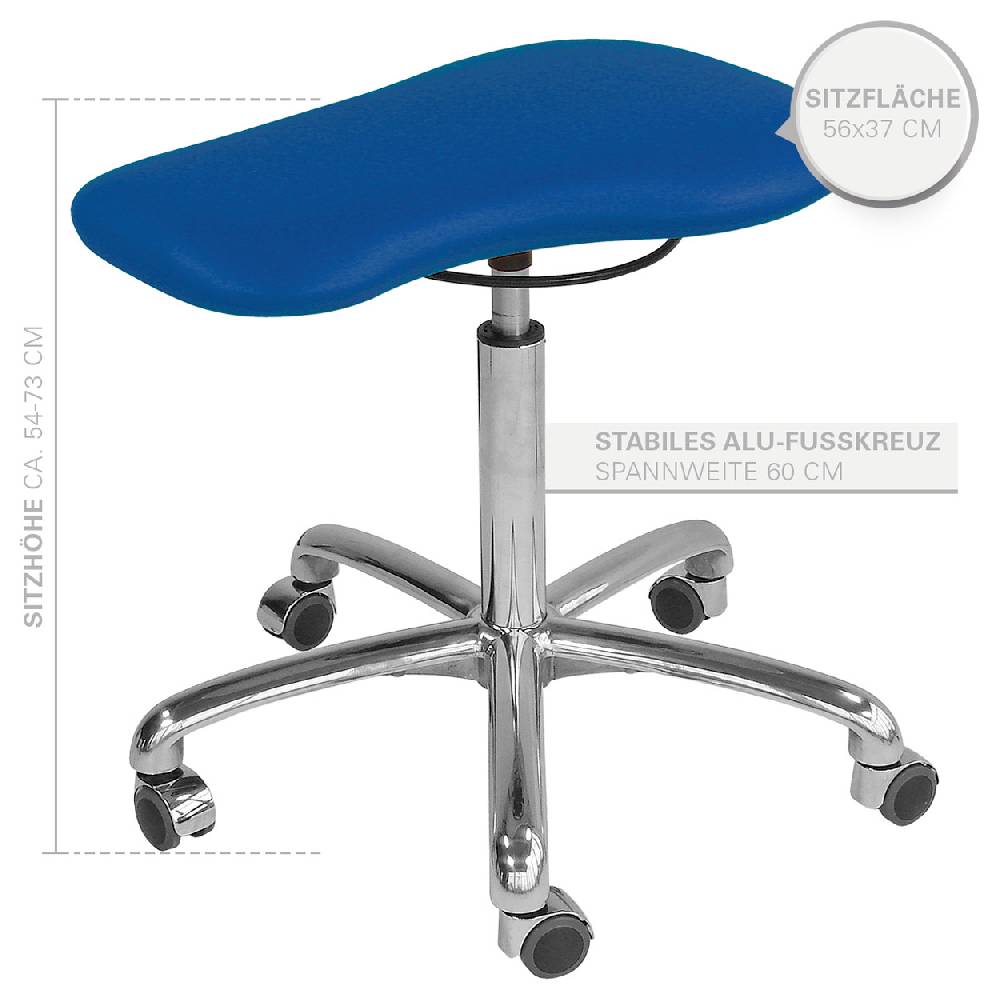 Sport Tec Therapiehocker mit Polster, Exklusiv mit Rollen Letzte 2 Tage