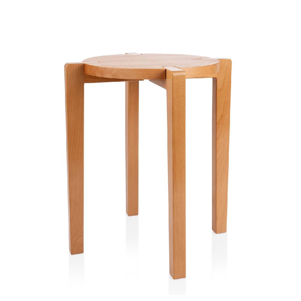 Sport Tec Gymnastikhocker aus Holz, Ø 32 cm, Sitzhöhe 45 cm Letzter Tag