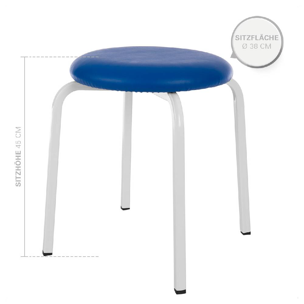 Sport Tec Gymnastikhocker Exklusiv mit Polster, ø 38 cm, Sitzhöhe 45 cm Bis zu 60% Rabatt