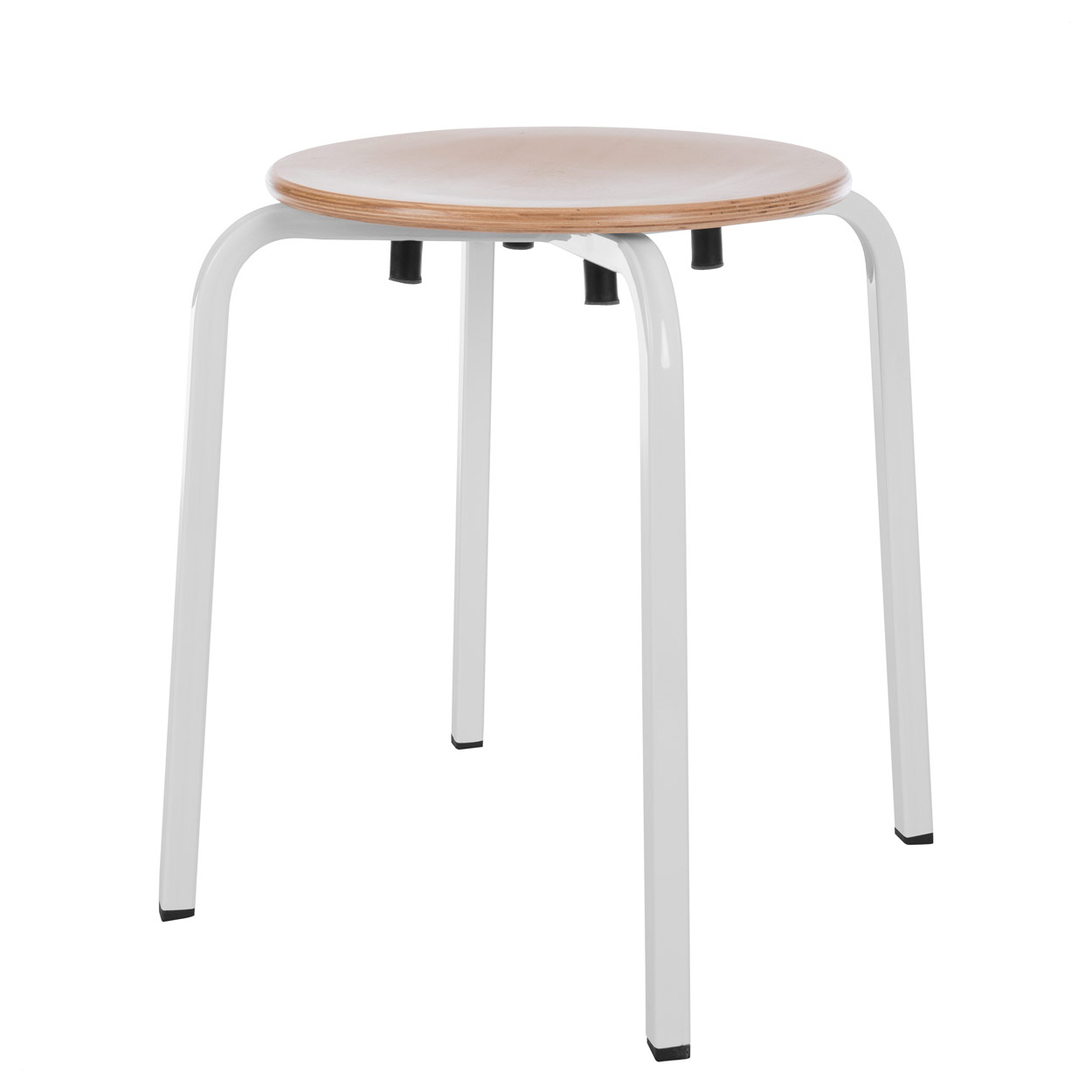 Sport Tec Gymnastikhocker Exklusiv mit Holzsitzfläche, ø 35 cm, Sitzhöhe 45 cm