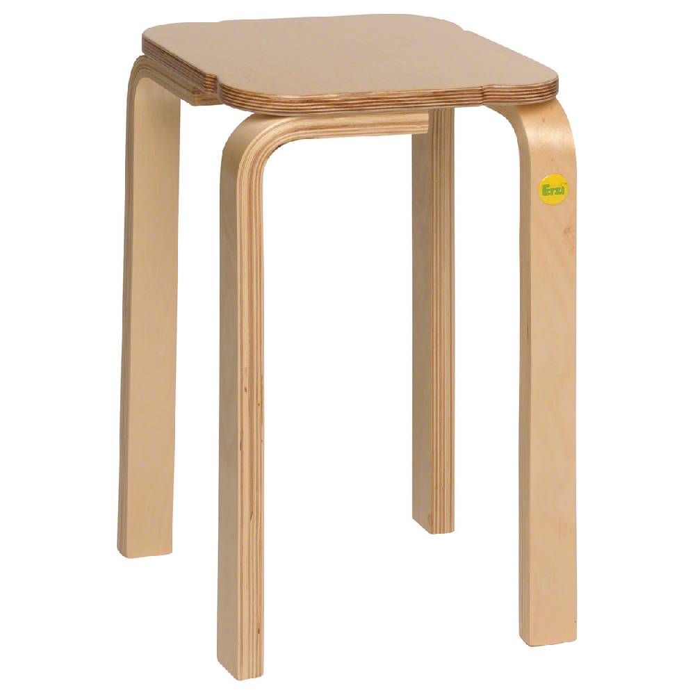 Sport Tec Erzi Hocker 45 aus Formholz, 36x36 cm, Sitzhöhe 45 cm