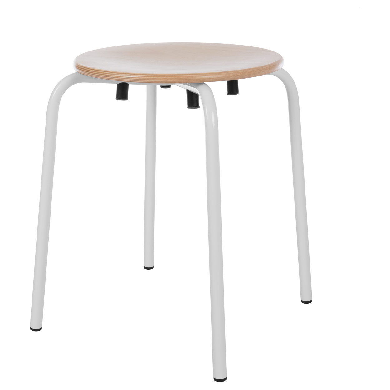 Sport Tec Gymnastikhocker Standard mit Holzsitzfläche, Ø 35 cm, Sitzhöhe 45 cm