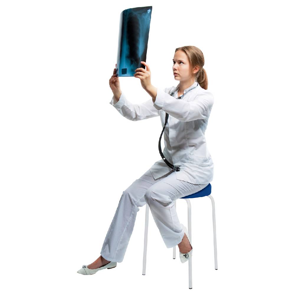 Sport Tec Gymnastikhocker Standard mit Komfort-Polster, ø 38 cm, Sitzhöhe 45 cm Kostenloser Versand international