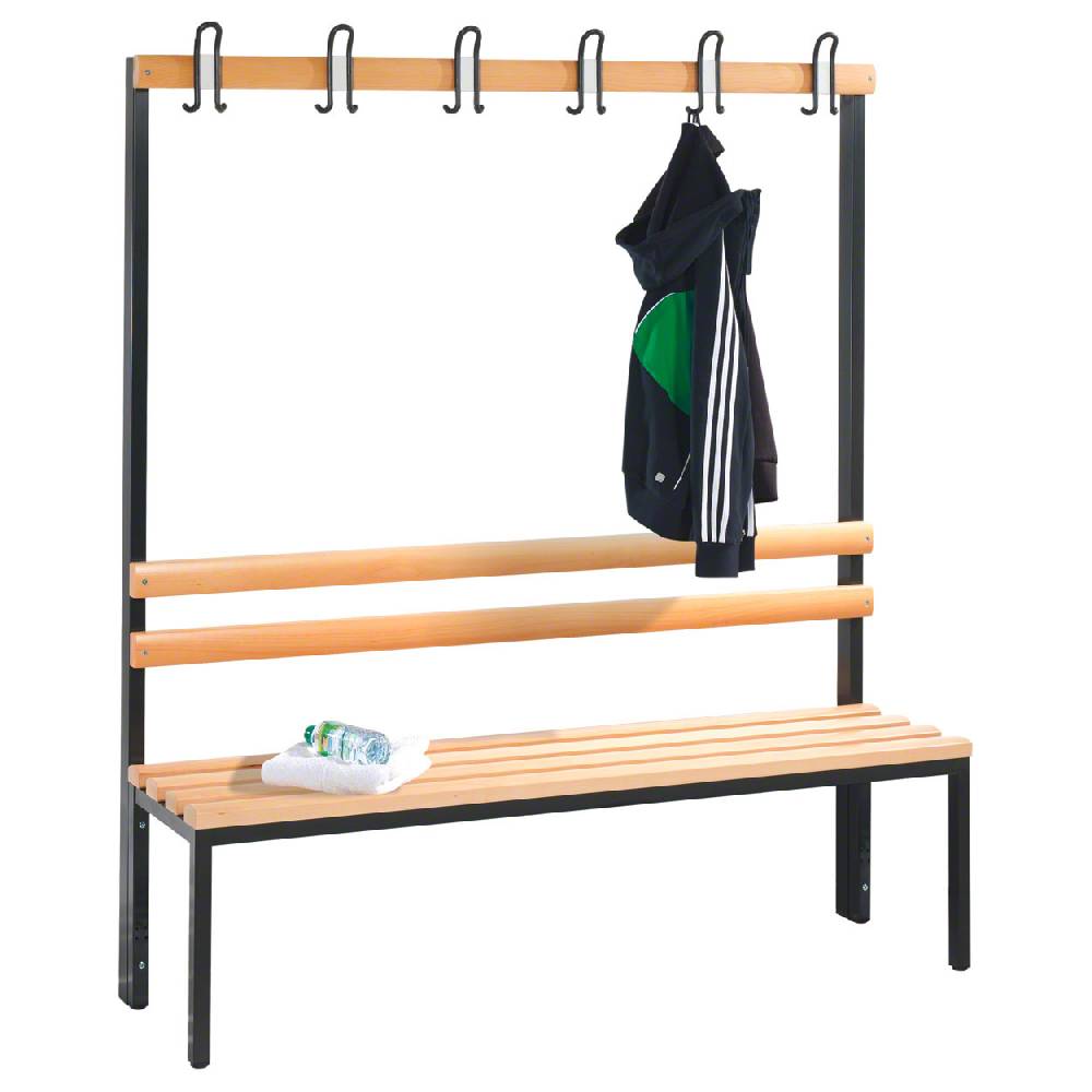 Sport Tec Garderobenbank ohne Schuhrost, 6 Haken, HxBxT 165x150x40 cm Günstig kaufen