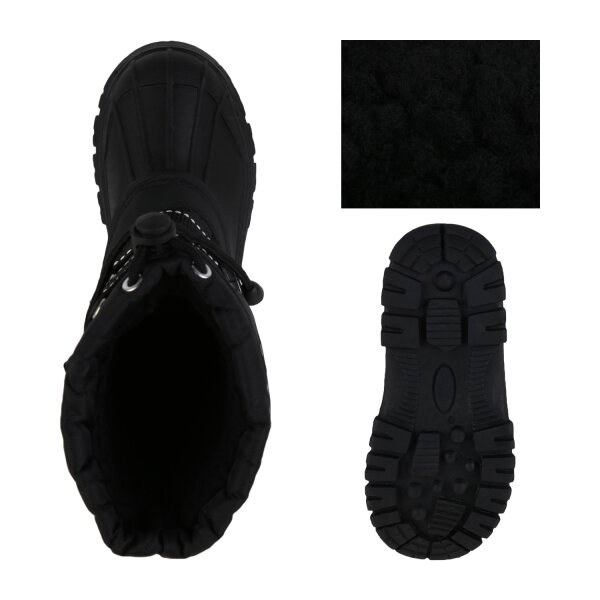 Stiefelparadies Kinder Winter Boots in Schwarz Bis zu 60% Rabatt