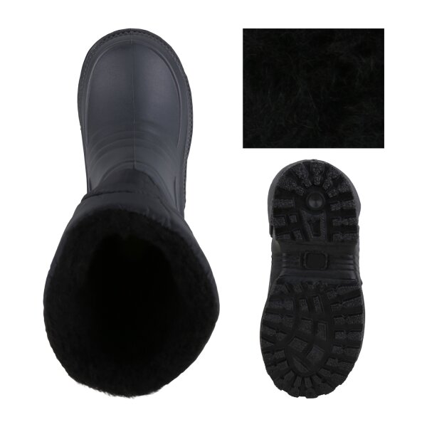 Stiefelparadies Kinder Winter Boots in Grau Schwarz Nur für heute