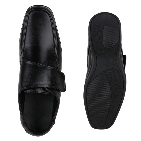 Stiefelparadies Herren Klassische Halbschuhe in Schwarz Cyber Monday
