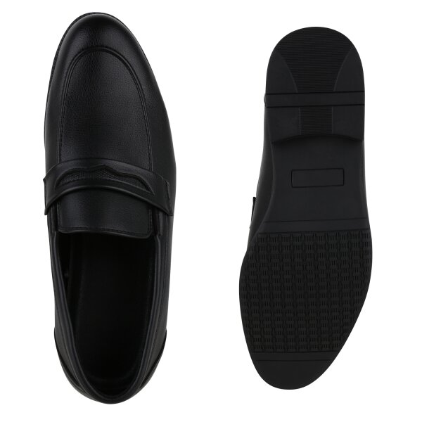 Stiefelparadies Herren Klassische Slippers in Schwarz Neuheiten