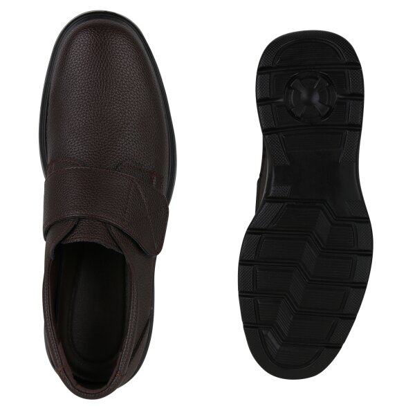 Stiefelparadies Herren Klassische Halbschuhe in Braun Kauf eins, bekomm eins gratis