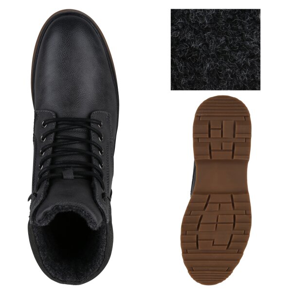 Stiefelparadies Herren Winter Boots in Grau Begrenzt auf 3 Tage