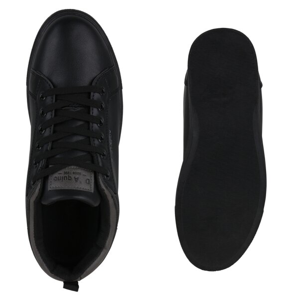 Stiefelparadies Herren Sneaker Low in Schwarz Rabatte dieses Monats