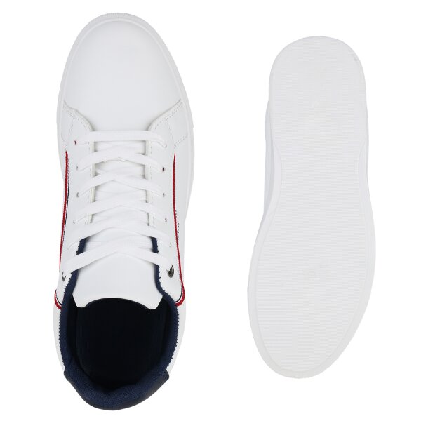 Stiefelparadies Herren Sneaker Low in Weiss 2025