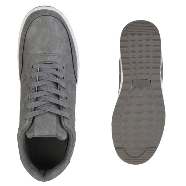 Stiefelparadies Herren Sneaker Low in Grau Hotsell