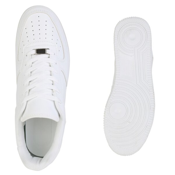 Stiefelparadies Herren Sneaker Low in Weiss im Angebot