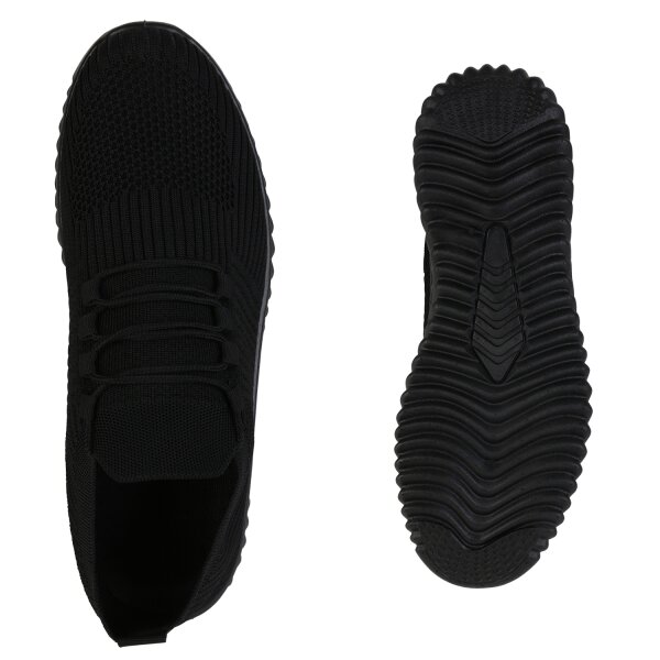 Stiefelparadies Herren Laufschuhe in Schwarz Fabrikverkauf