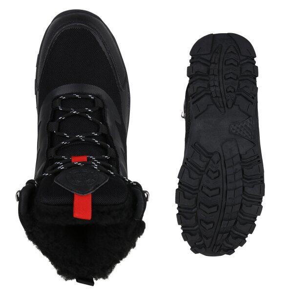 Stiefelparadies Herren Outdoor Schuhe in Schwarz Fabrik Onlineshop