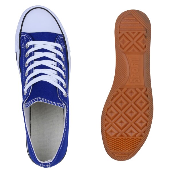 Stiefelparadies Herren Sneaker low in Blau Valentinstagsangebot